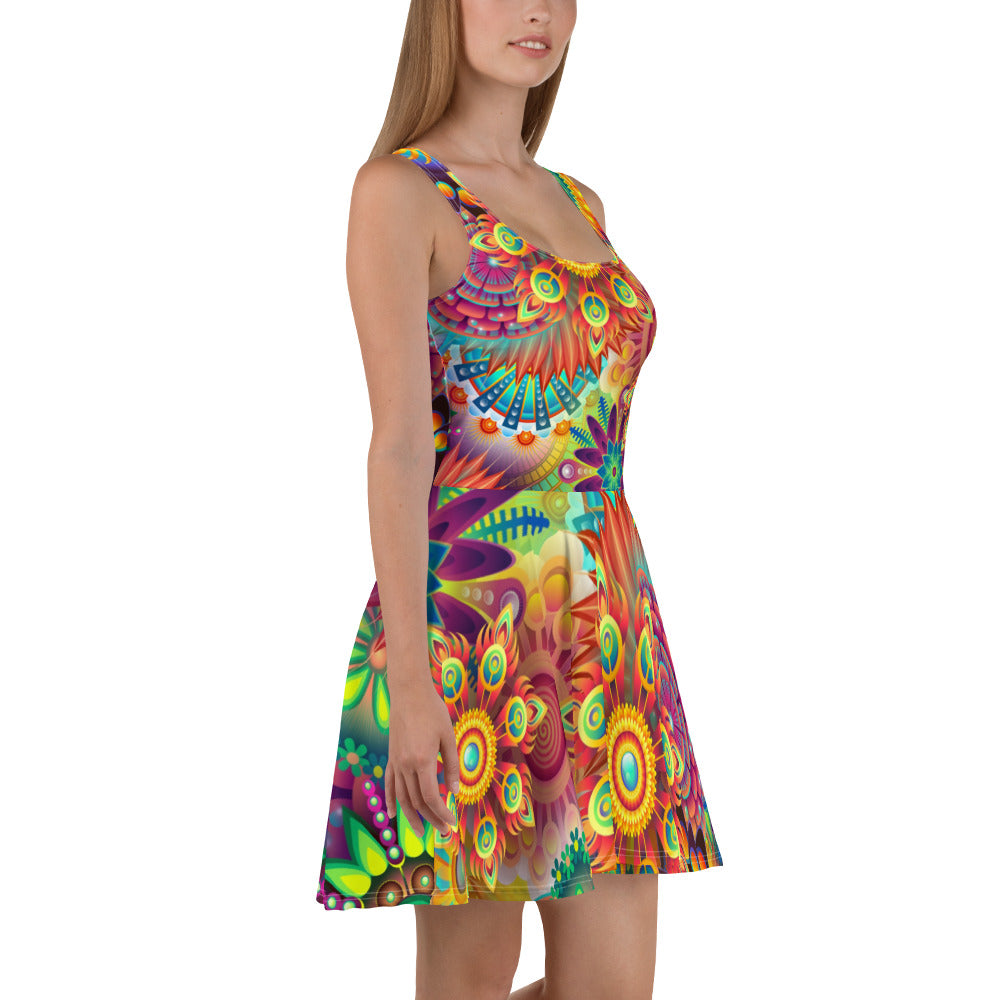 Vestido skater Hippie chick