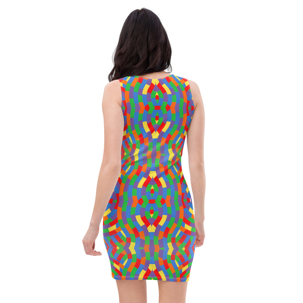 Vestido ajustado Colourfull