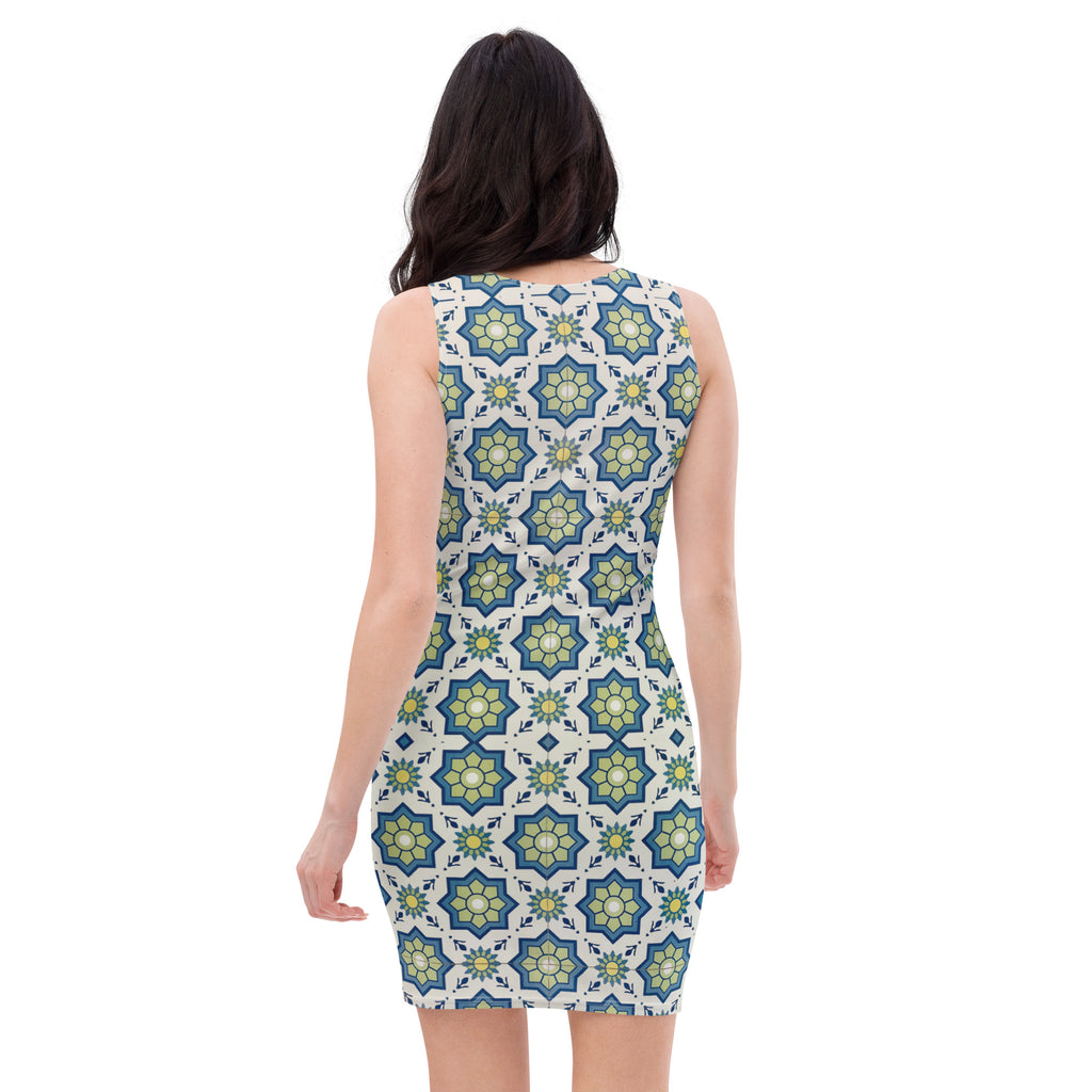 Vestido ajustado Andalusian courtyard