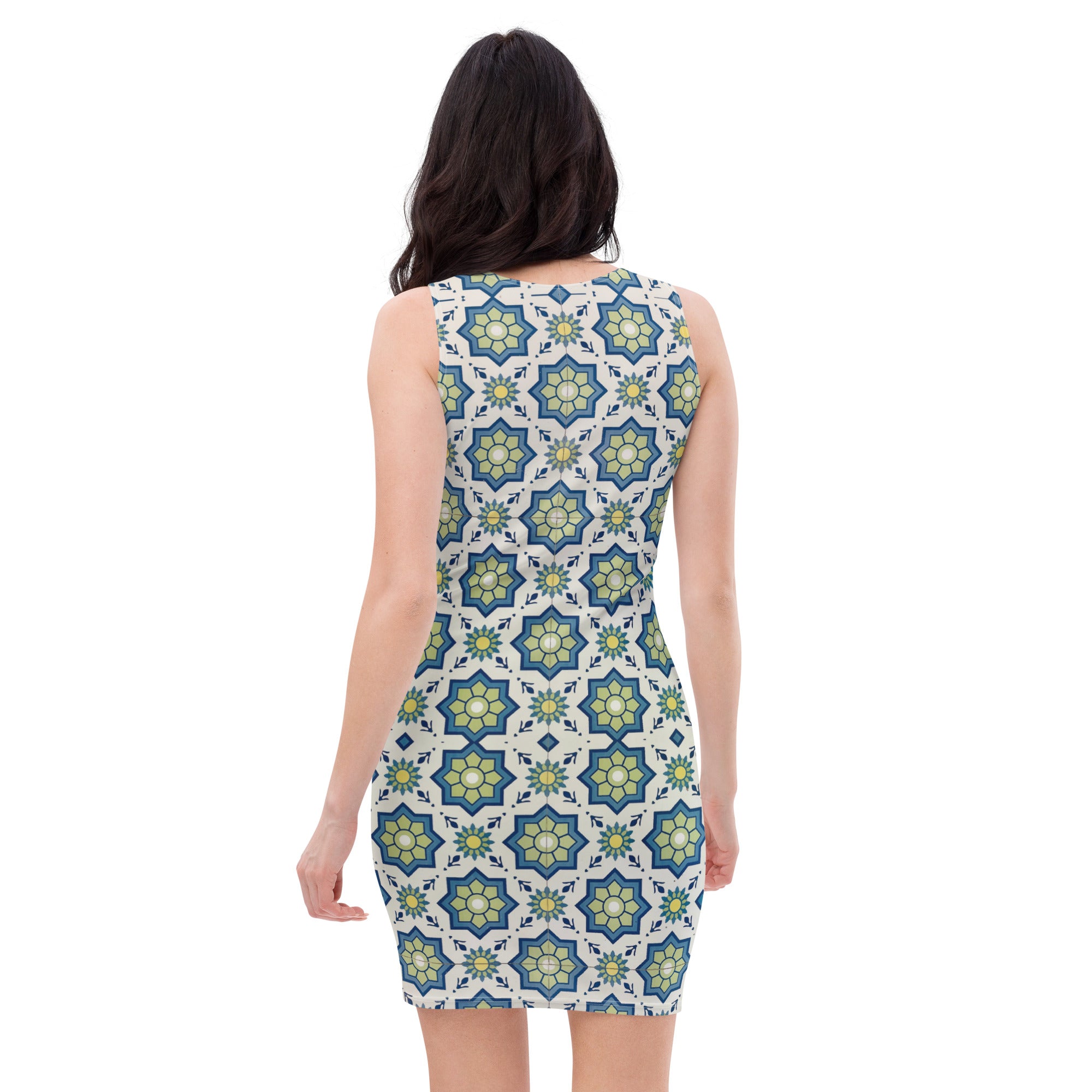Vestido ajustado Andalusian courtyard