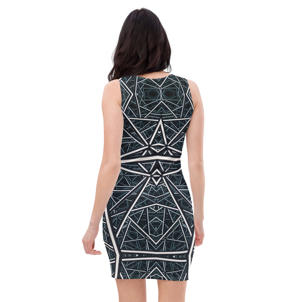 Vestido ajustado Bright tangle