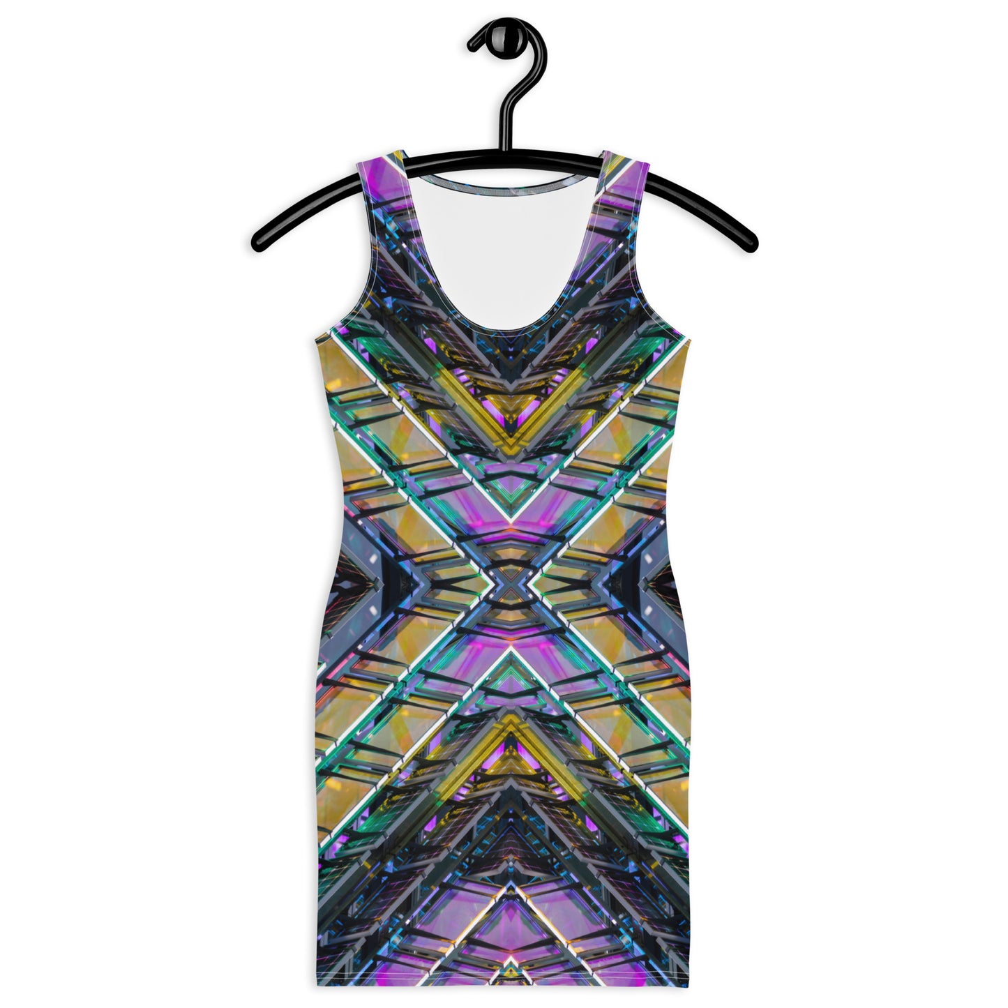 Vestido ajustado Glass field