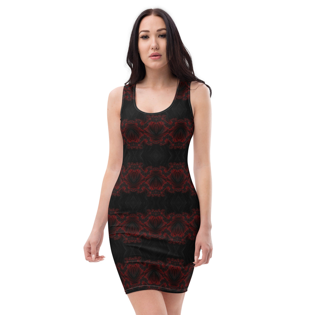 Vestido ajustado Dark warm