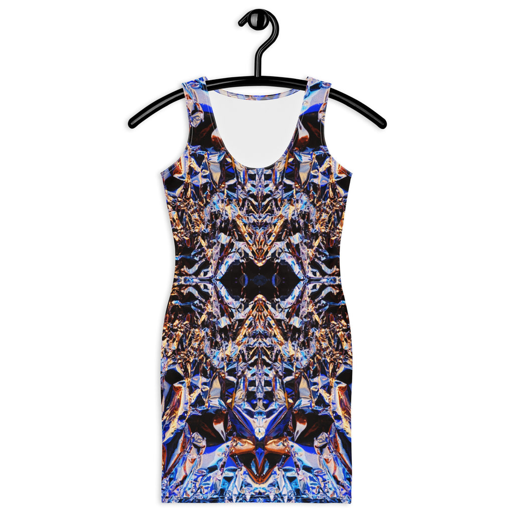 Vestido ajustado Metal Crystal Clear