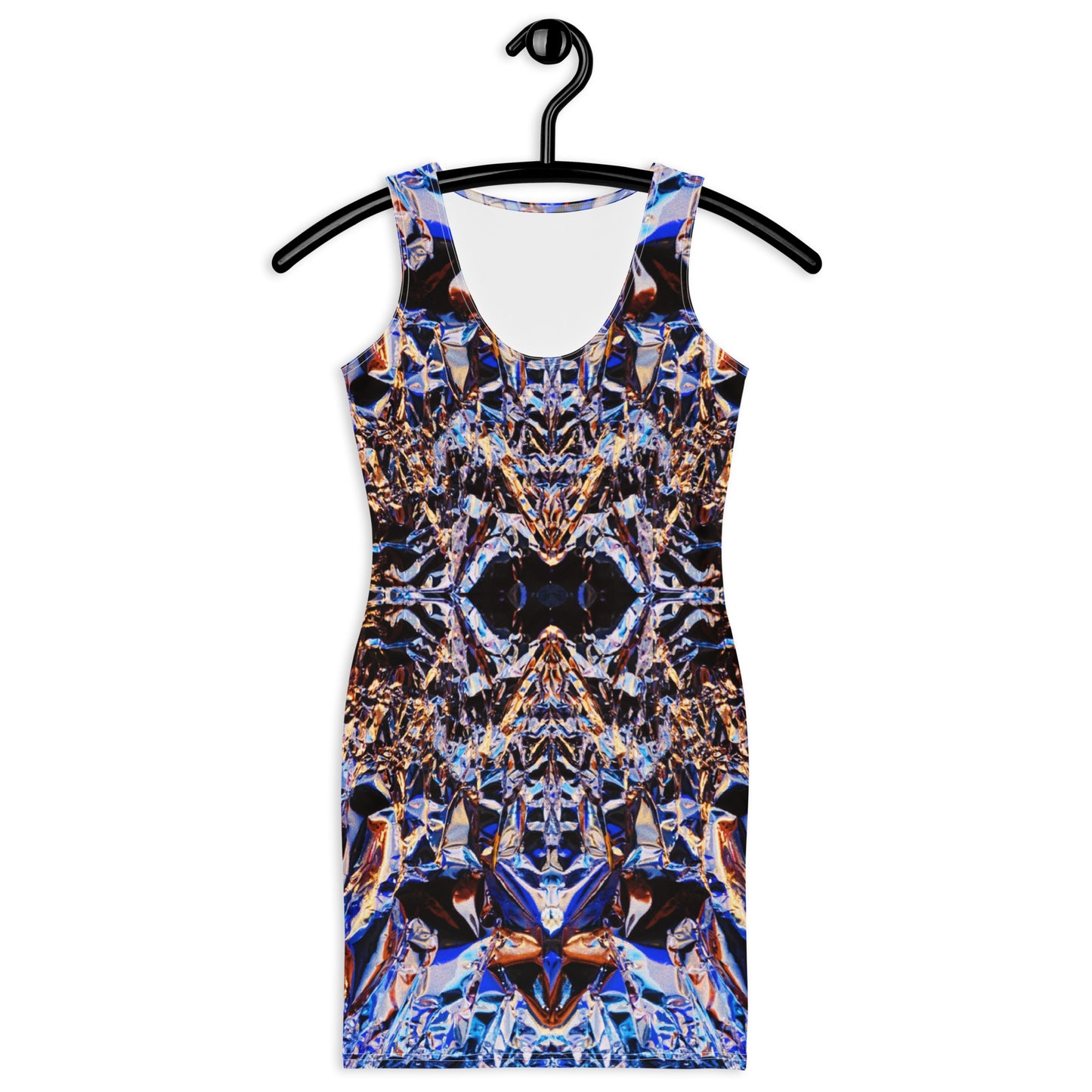 Vestido ajustado Metal Crystal Clear