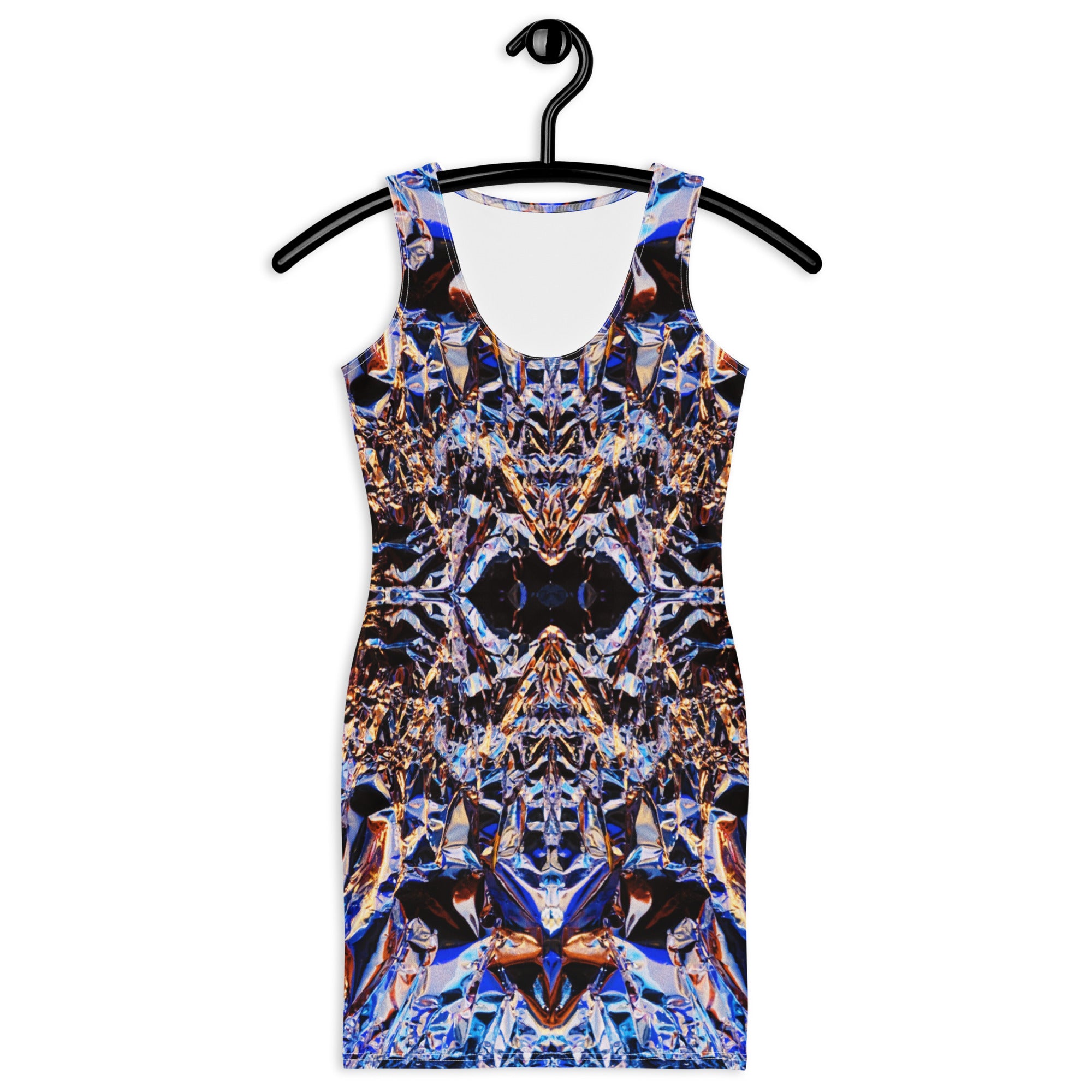 Vestido ajustado Metal Crystal Clear