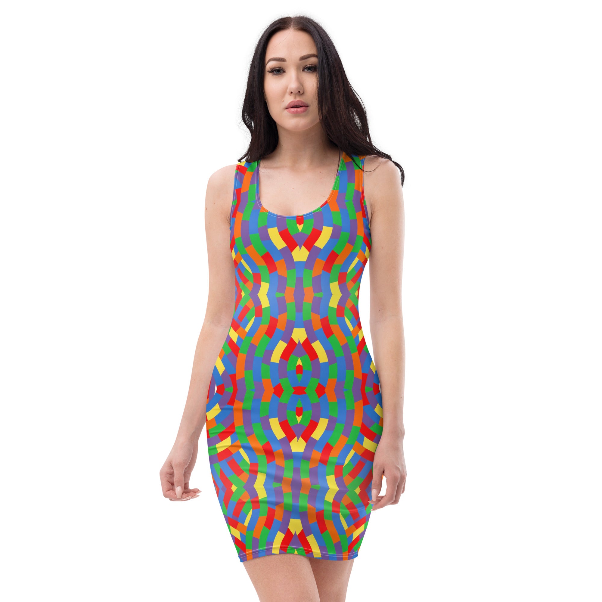 Vestido ajustado Colourfull