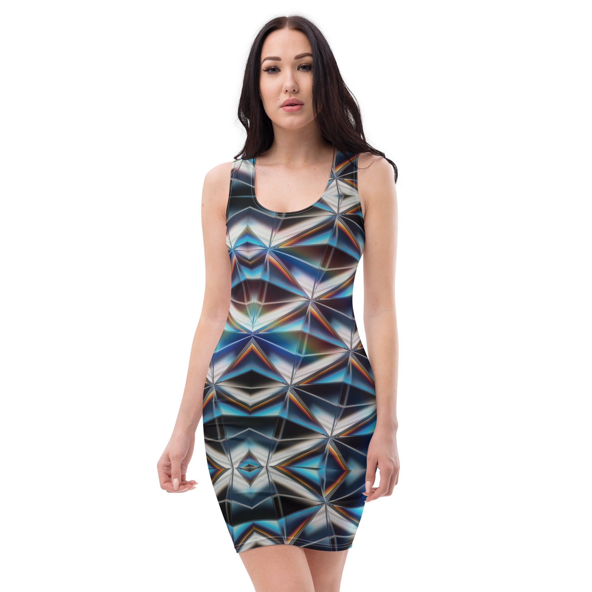 Vestido ajustado Metal glow