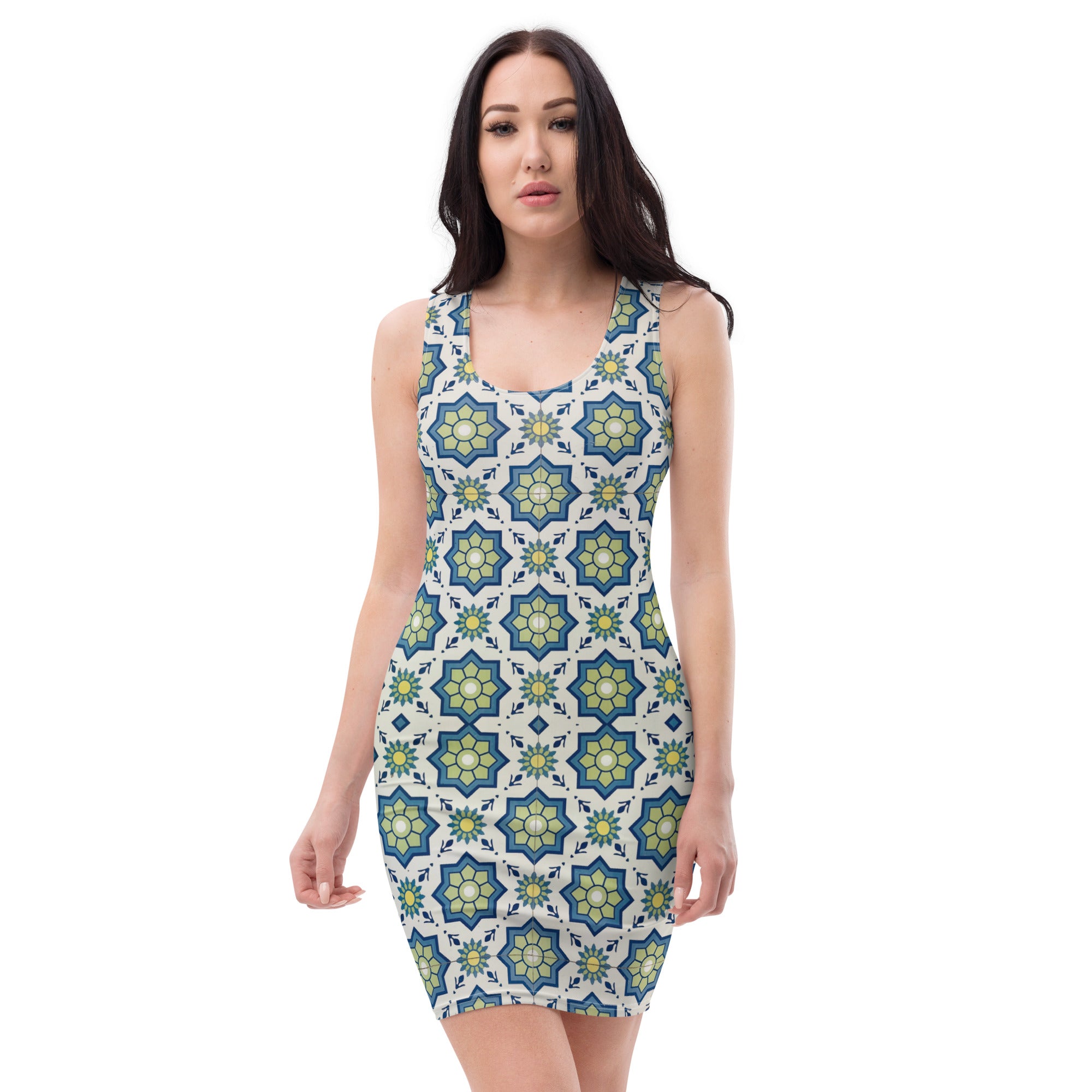 Vestido ajustado Andalusian courtyard