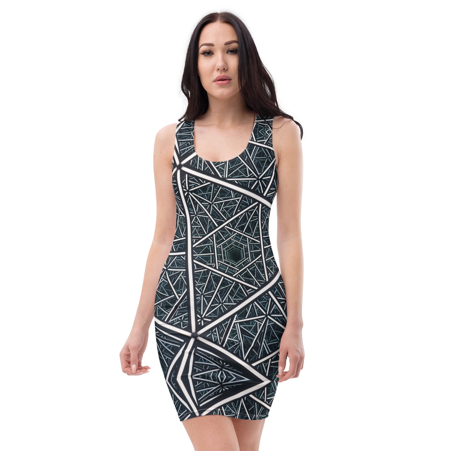 Vestido ajustado Bright tangle