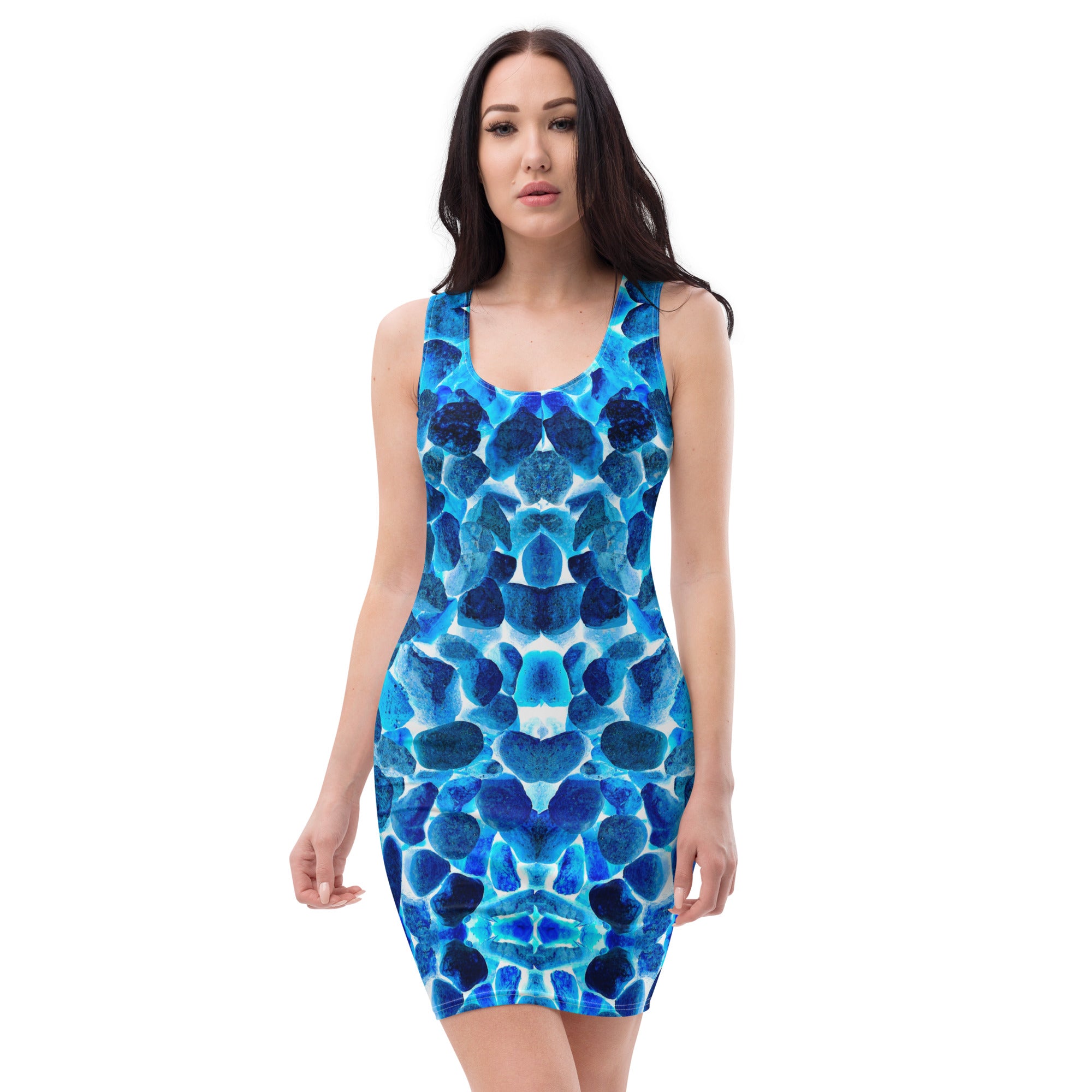 Vestido ajustado Blue Ocean