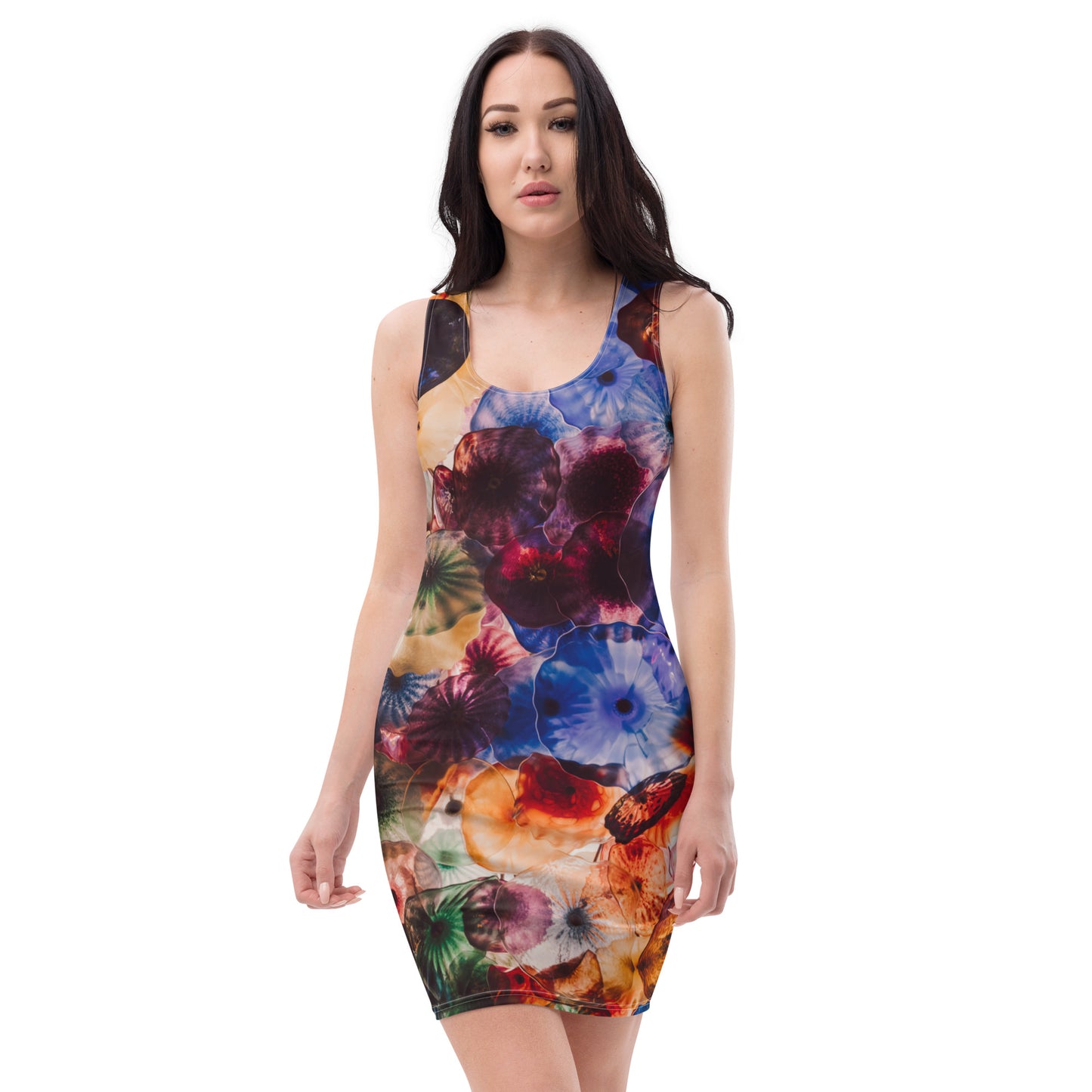 Vestido ajustado Watercolor Jellyfish