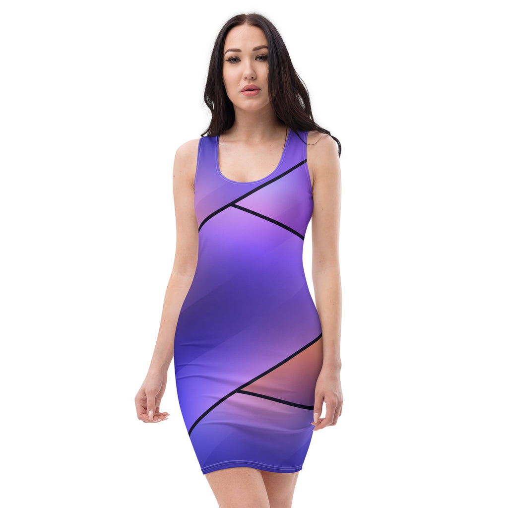 Vestido ajustado Glassy