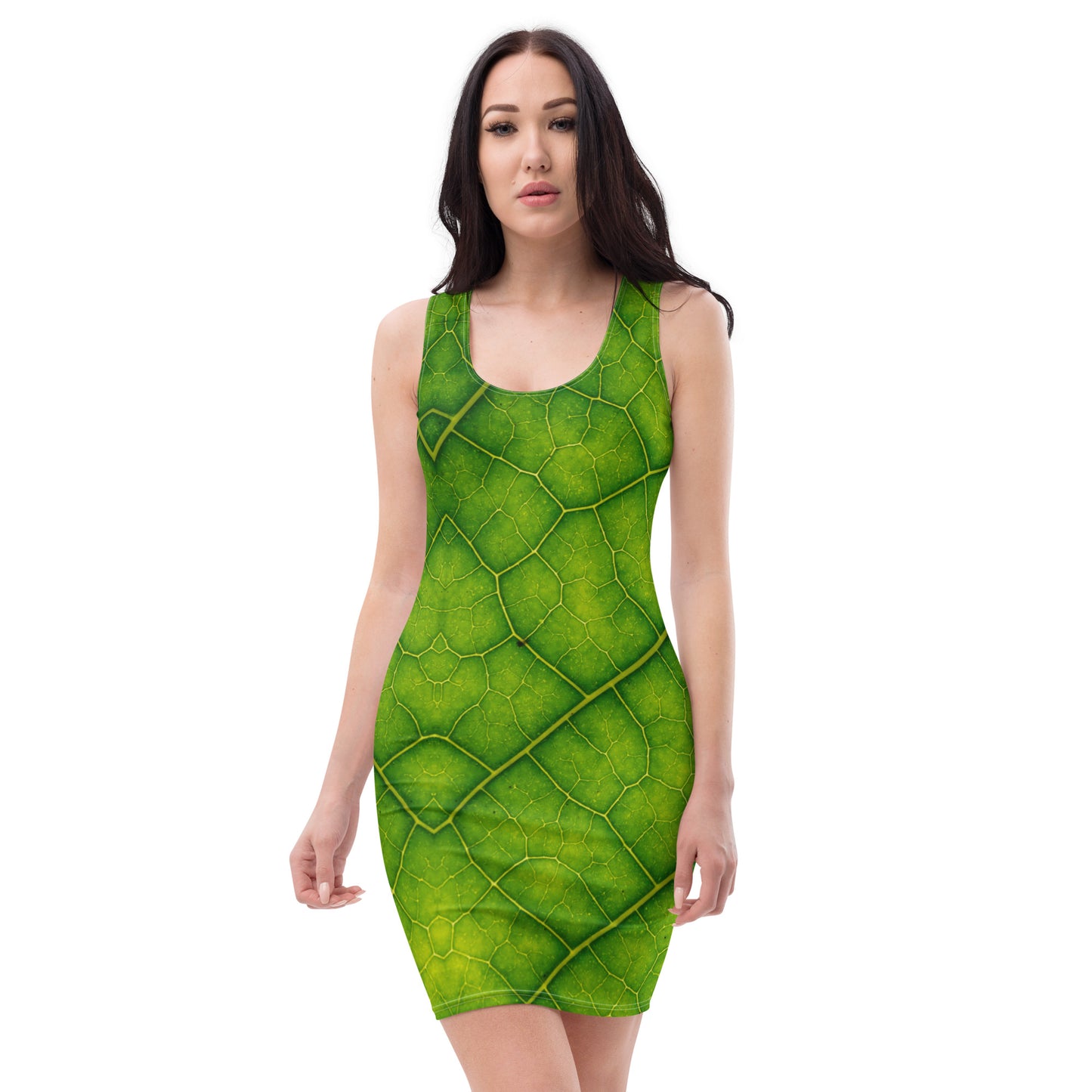 Vestido ajustado Leaf