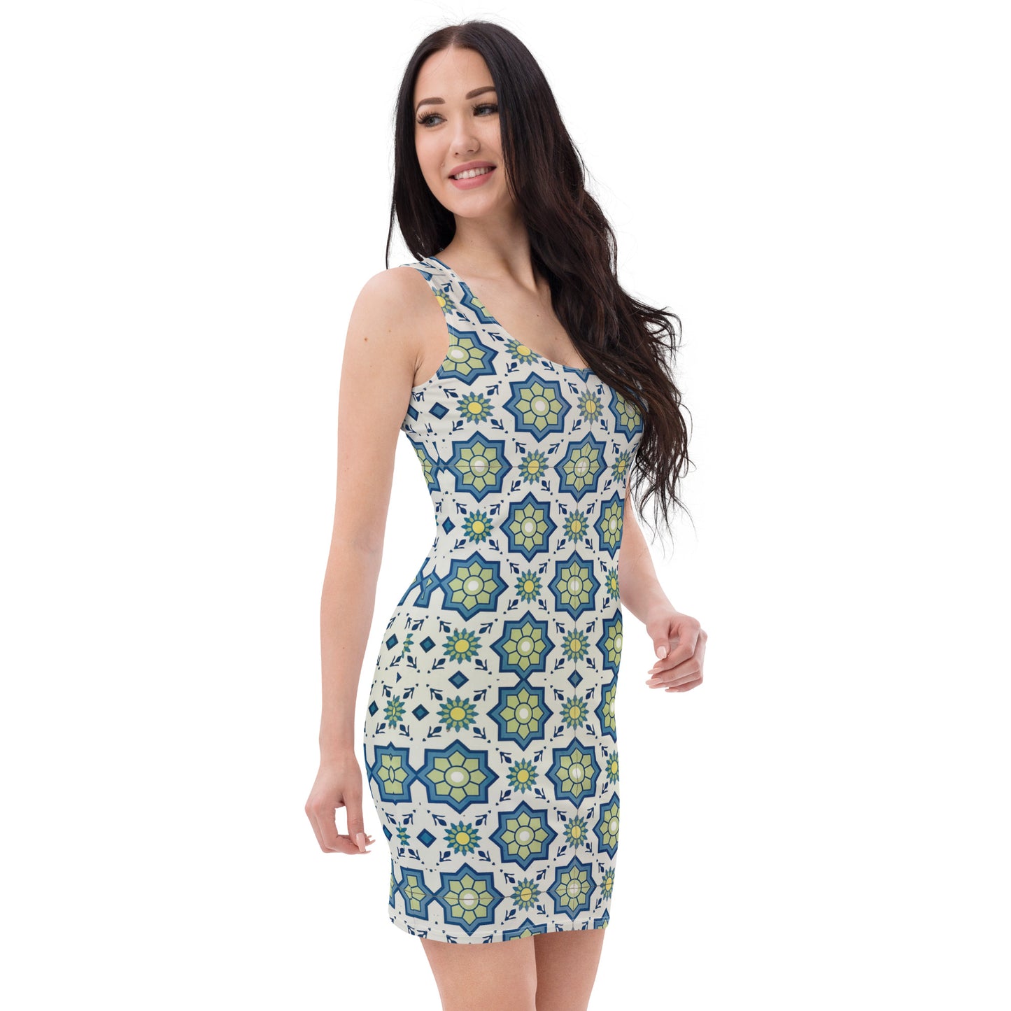 Vestido ajustado Andalusian courtyard