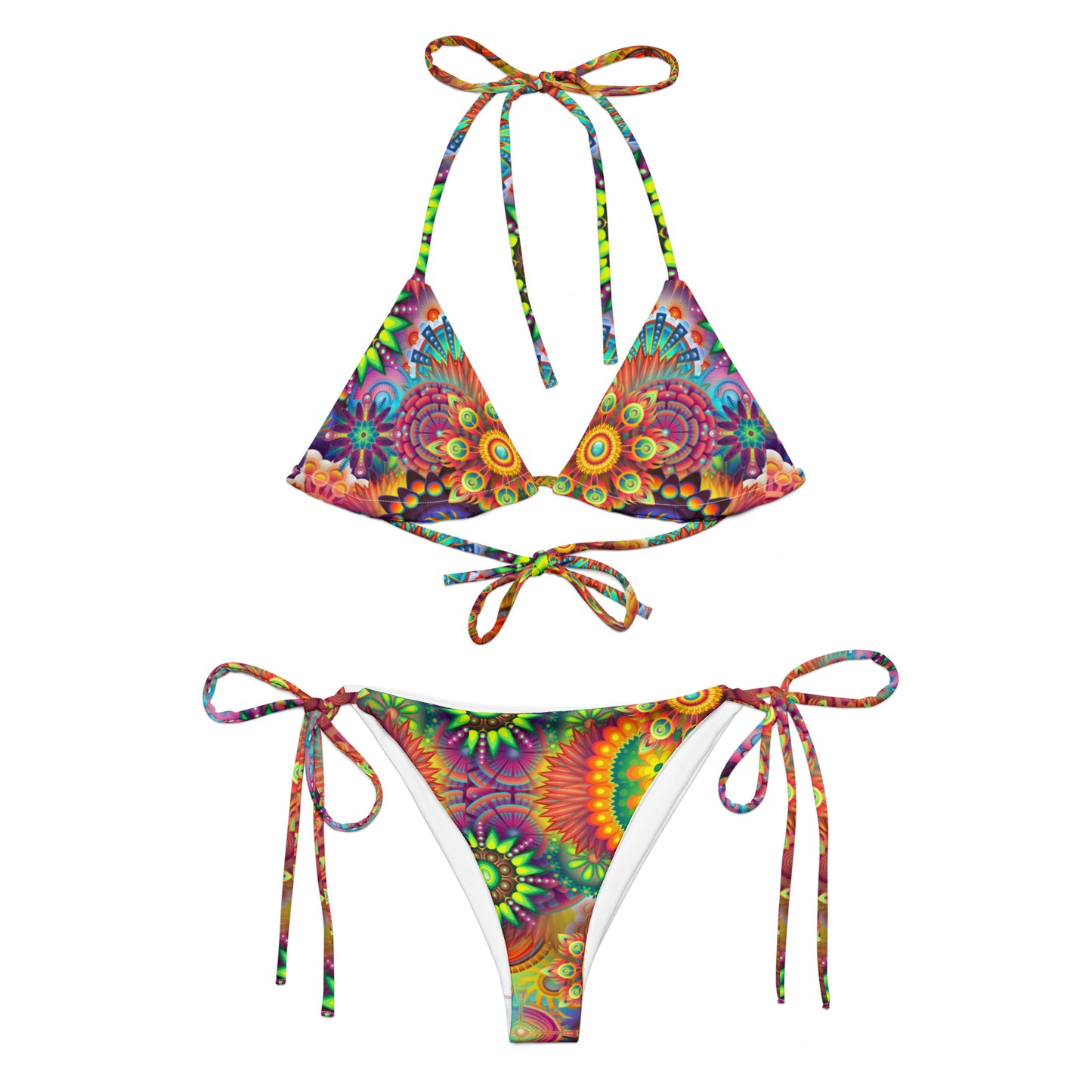 Bikini de triángulo reciclado Hippie chick