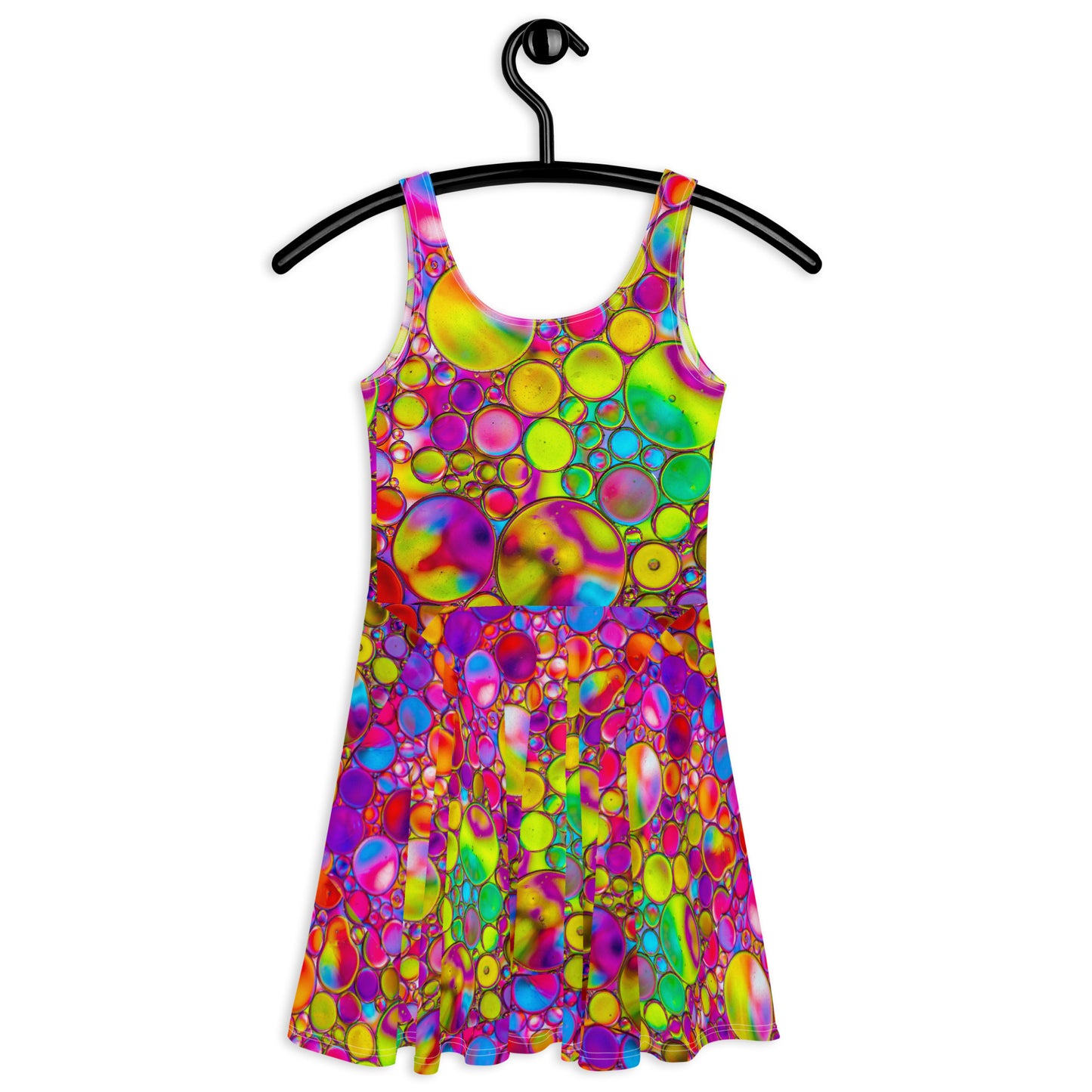 Vestido skater Rainbow Bubbles