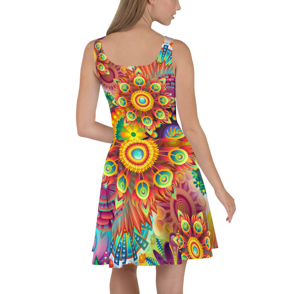 Vestido skater Hippie chick