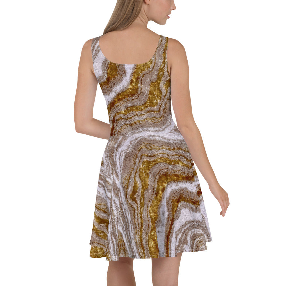 Vestido skater Mystical sand