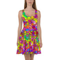 Vestido skater Rainbow Bubbles