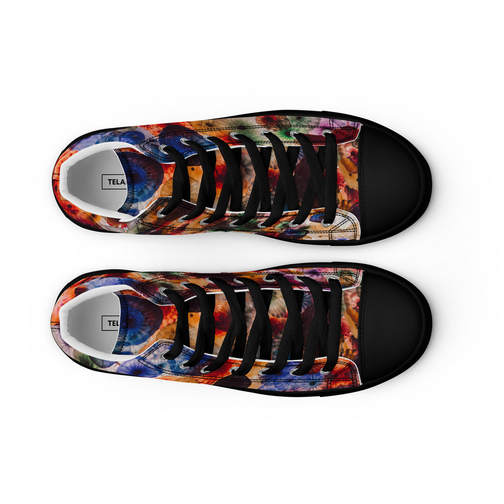 Zapatillas altas Watercolor Jellyfish (Mujer)