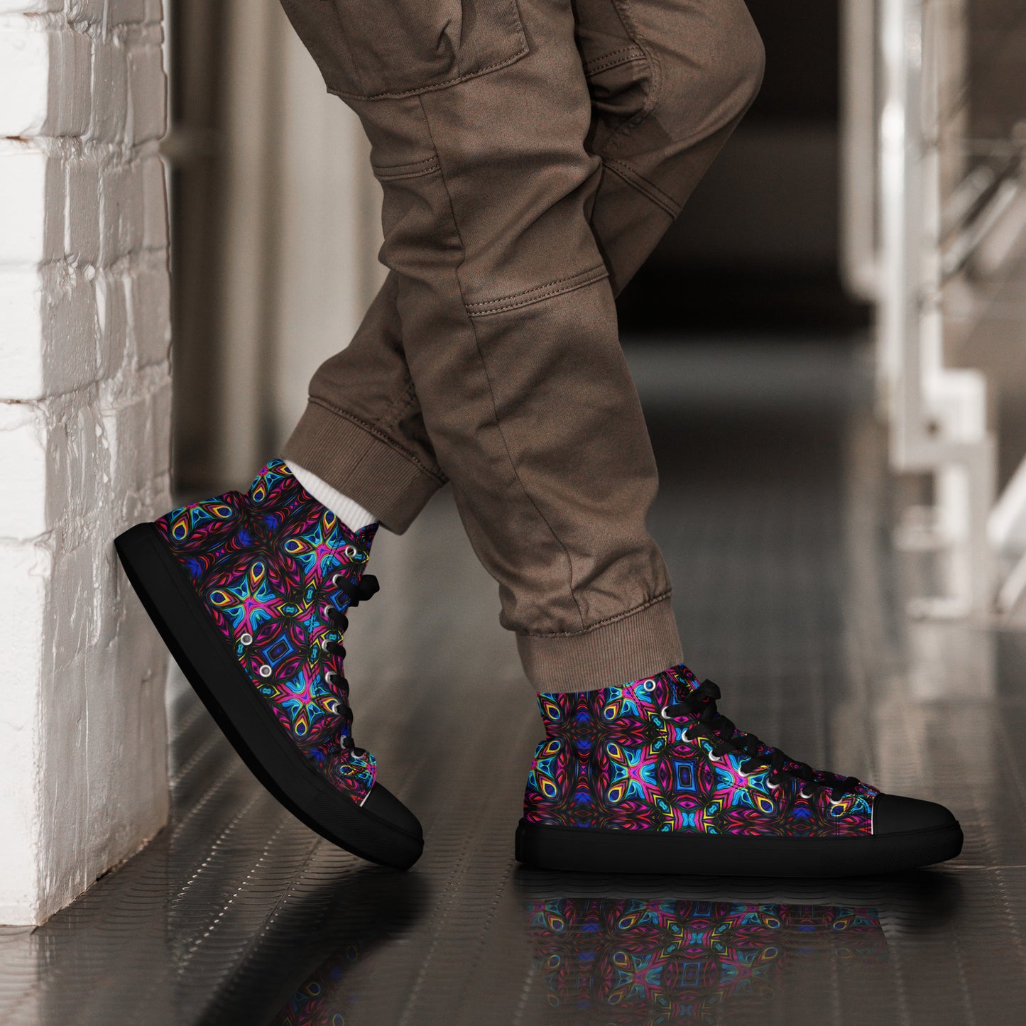 Zapatillas altas Psychedelic Stained Glass (Hombre)