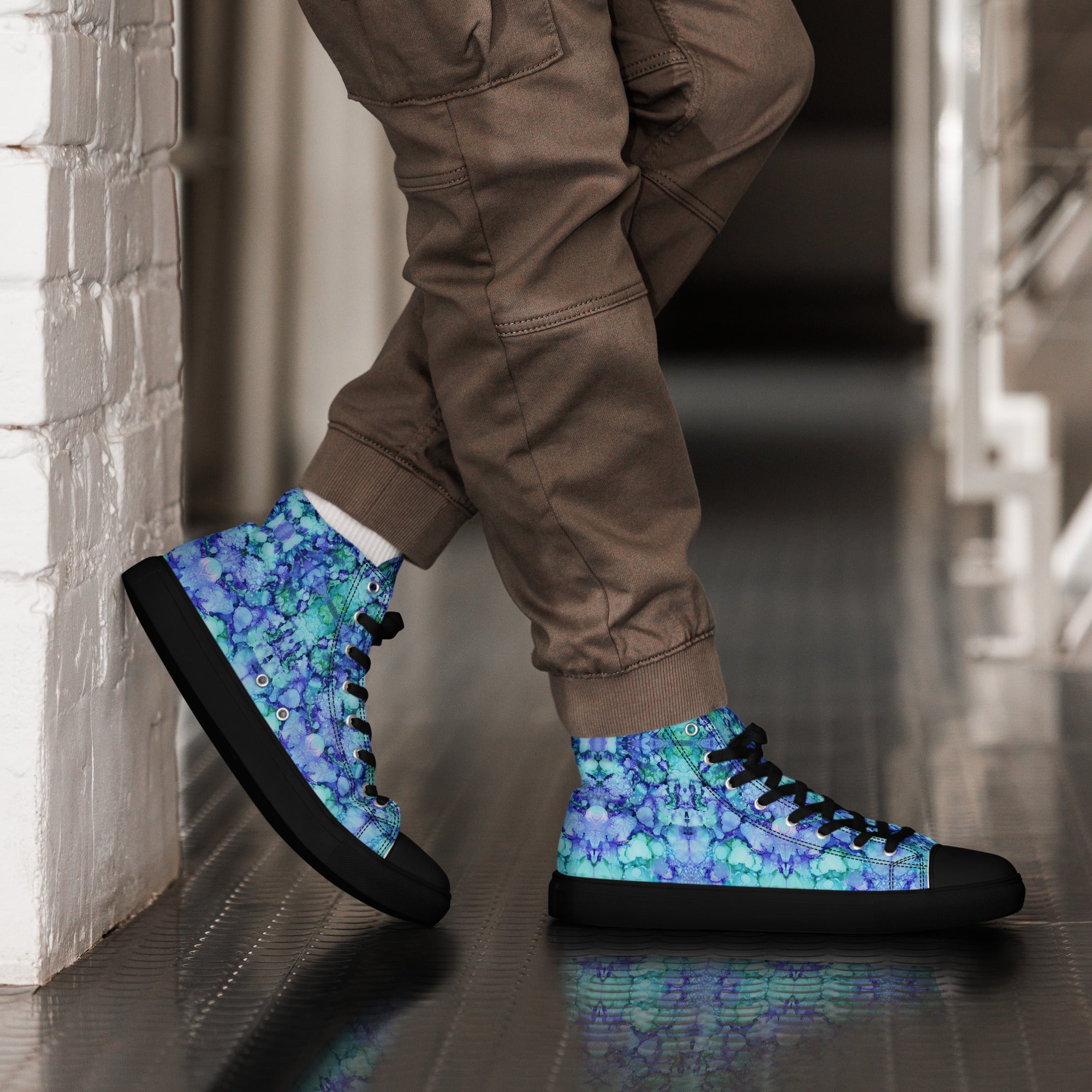 Zapatillas altas Blue Fungi (Hombre)