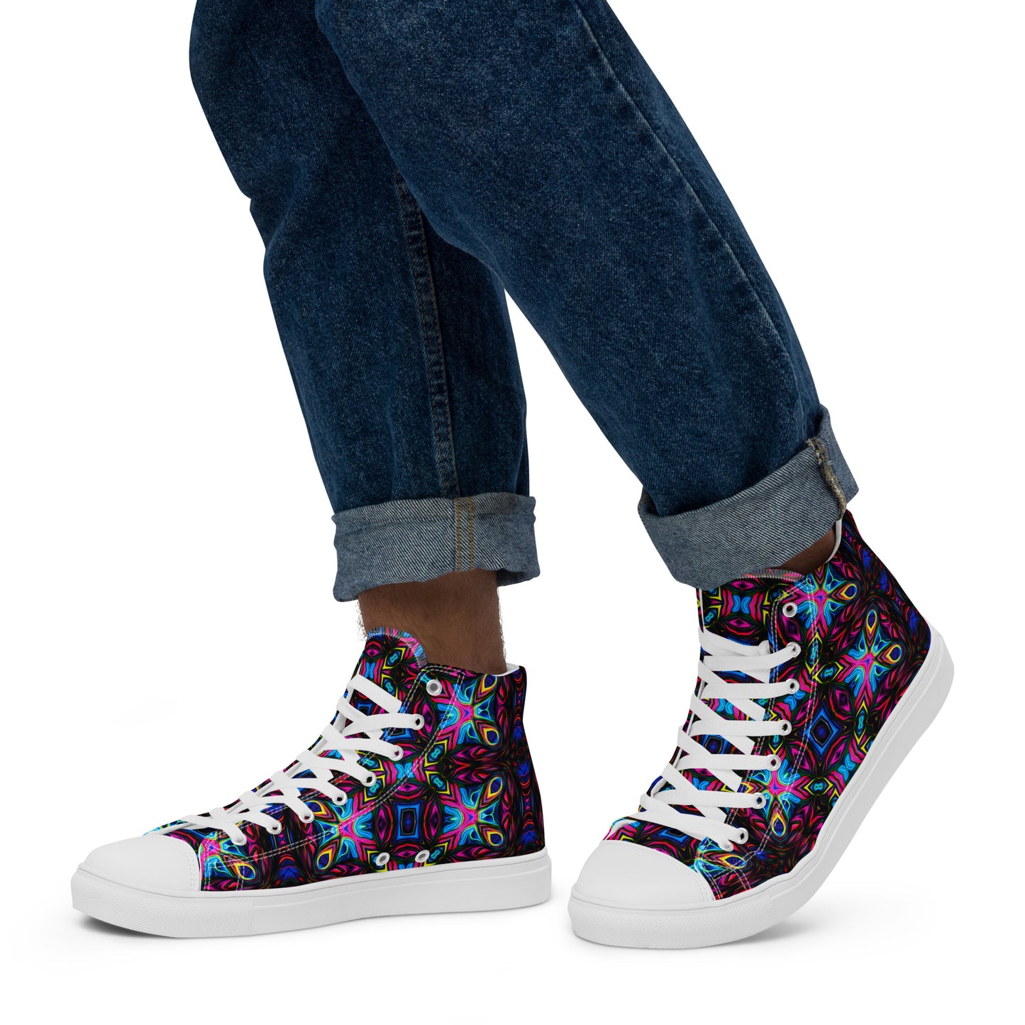 Zapatillas altas Psychedelic Stained Glass (Hombre)