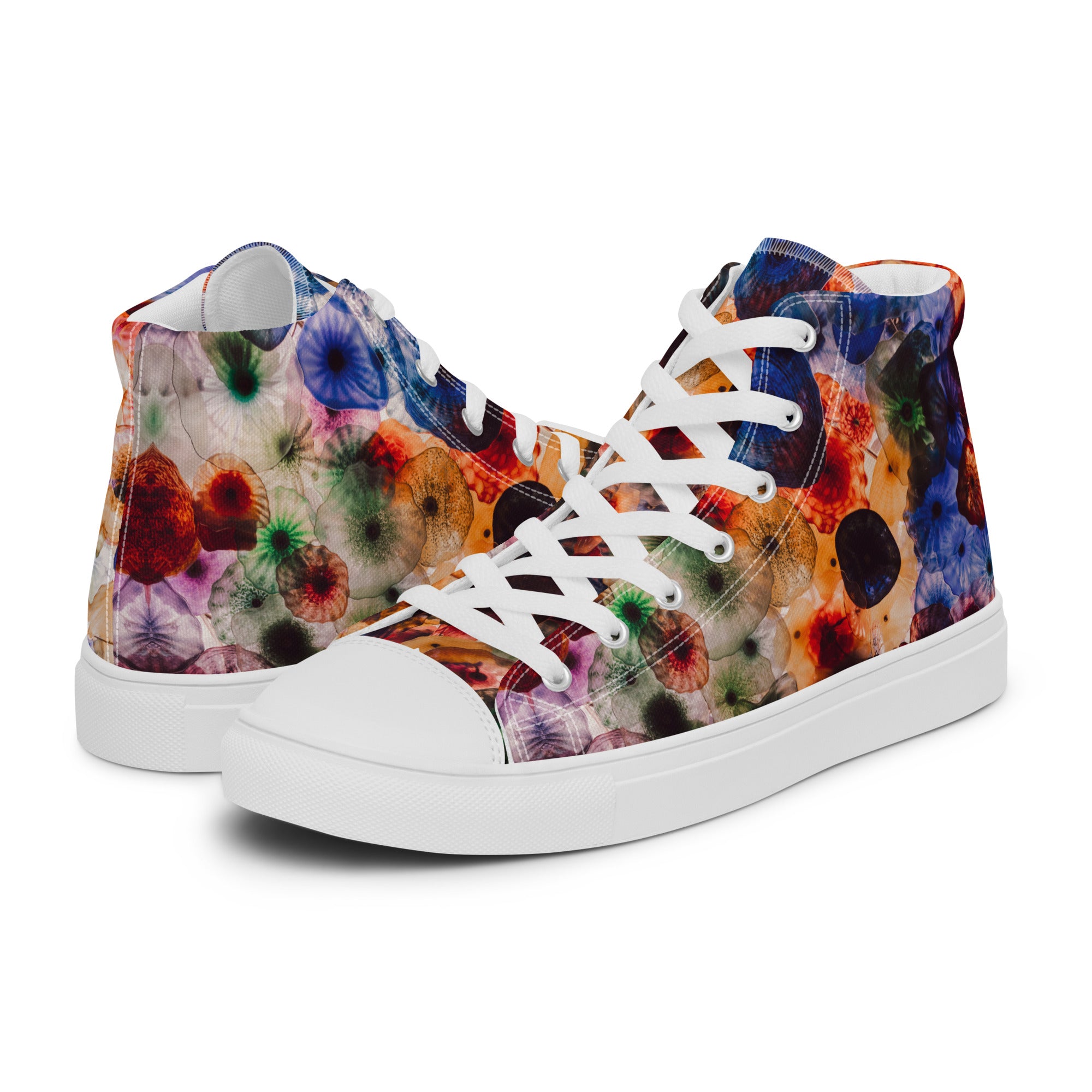 Zapatillas altas Watercolor Jellyfish (Mujer)