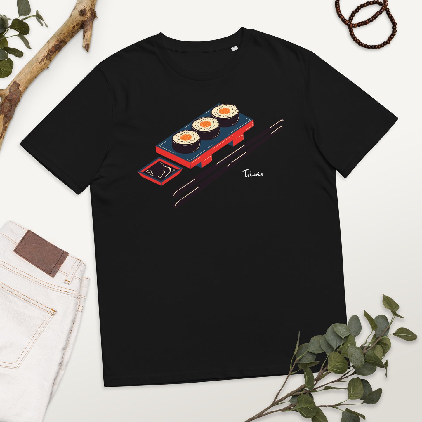 Camiseta Sushi nº2 (colores oscuros)