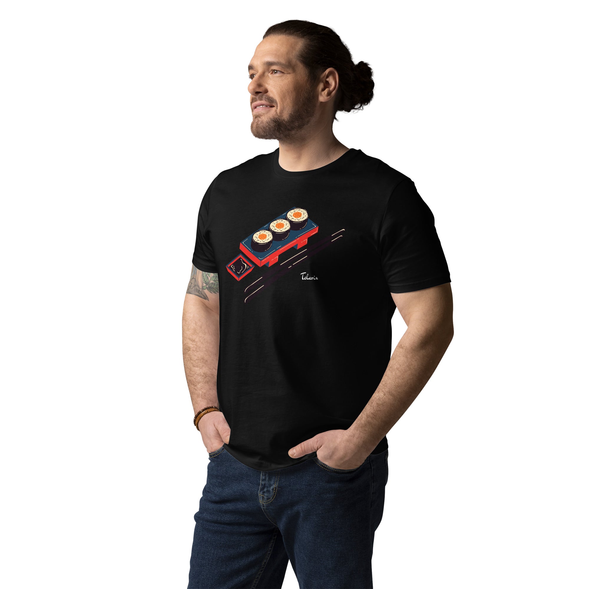 Camiseta Sushi nº2 (colores oscuros)
