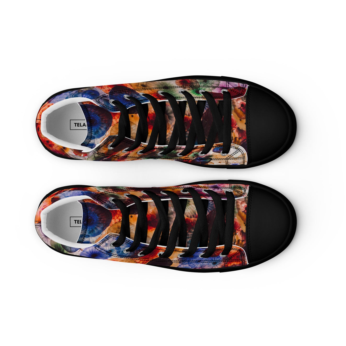 Zapatillas altas Watercolor Jellyfish (mujer)