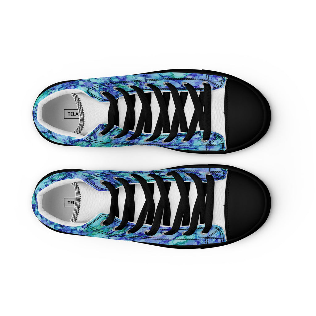 Zapatillas altas Blue Fungi (Mujer)