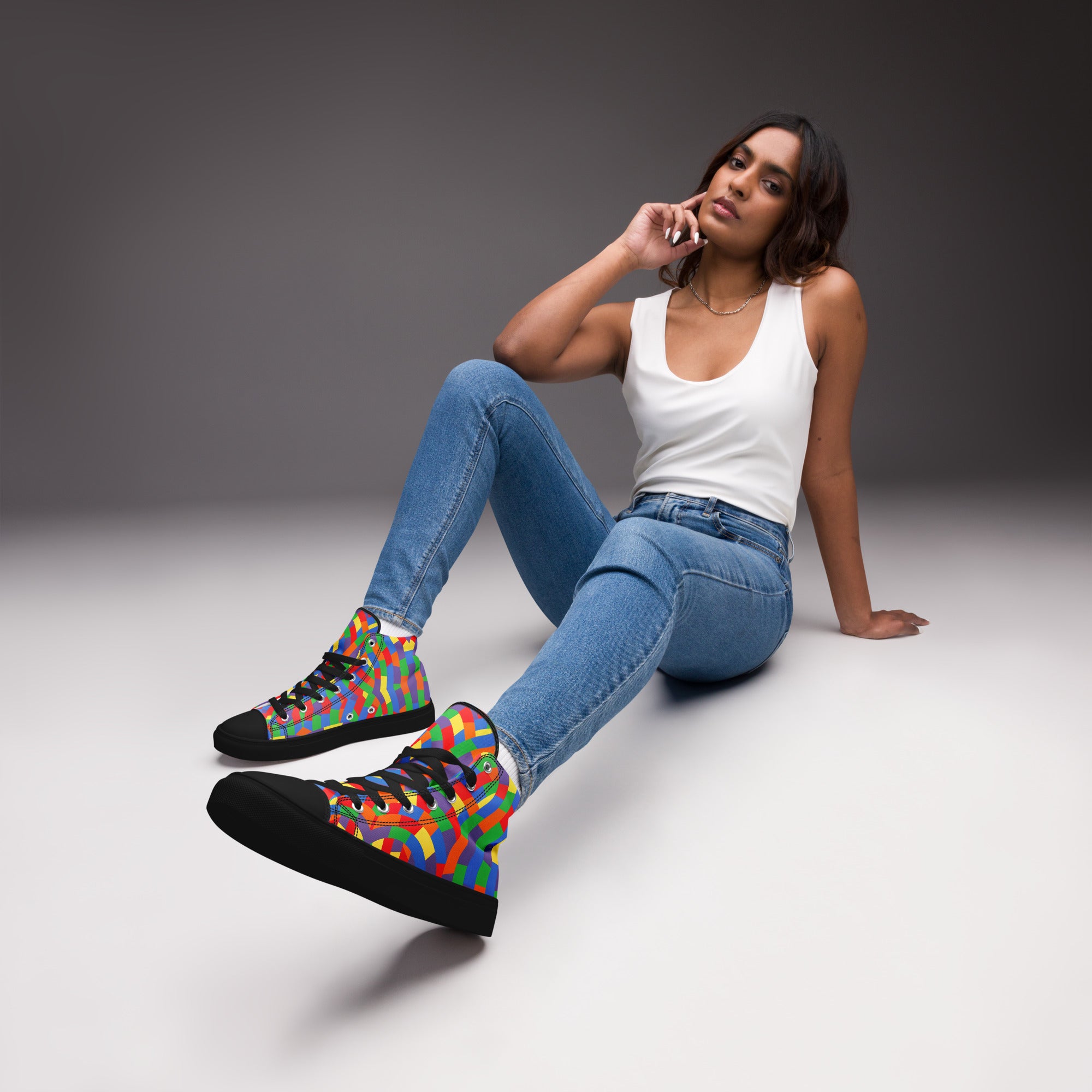 Zapatillas altas Curved Cubic (Mujer)