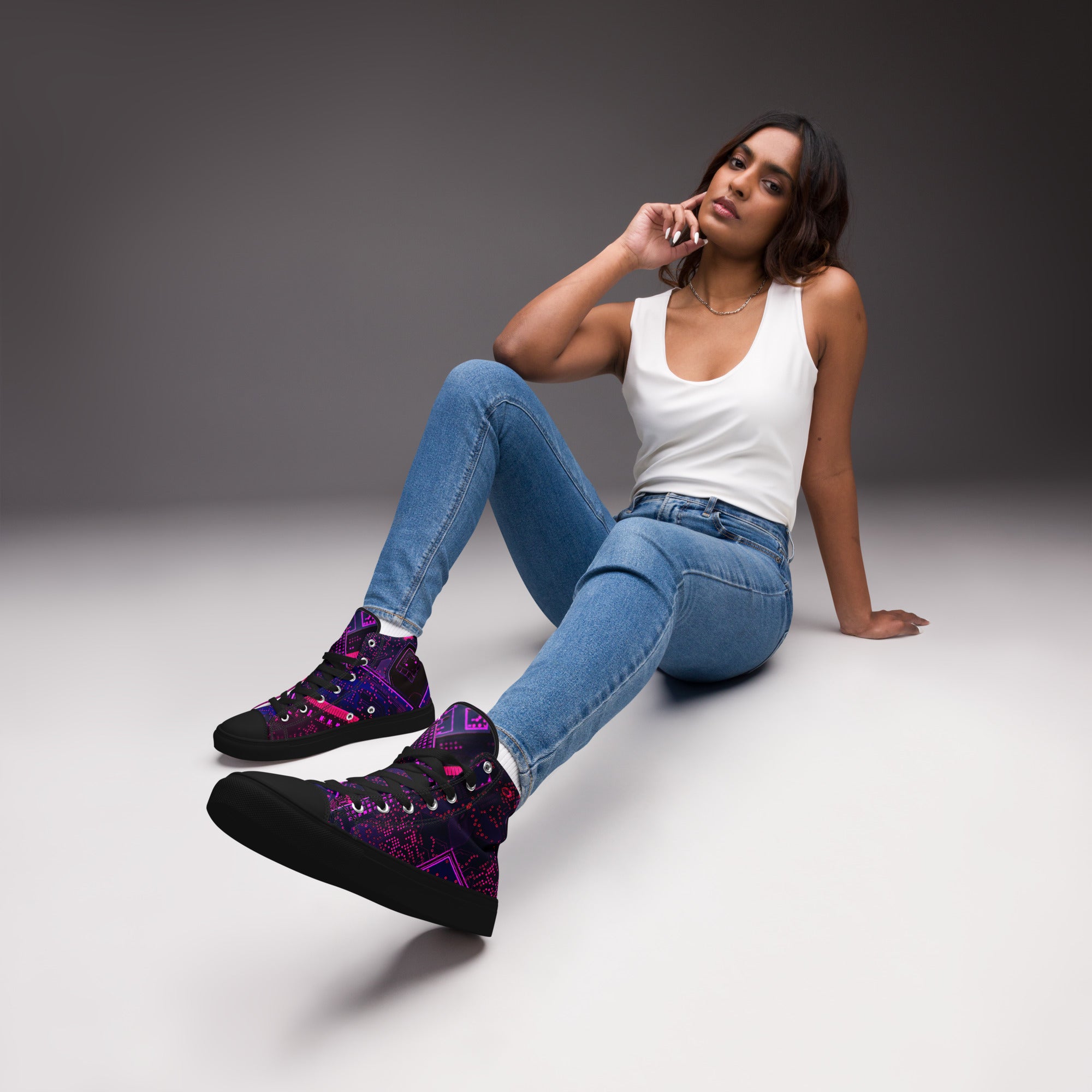 Zapatillas altas Hacked all over (Mujer)