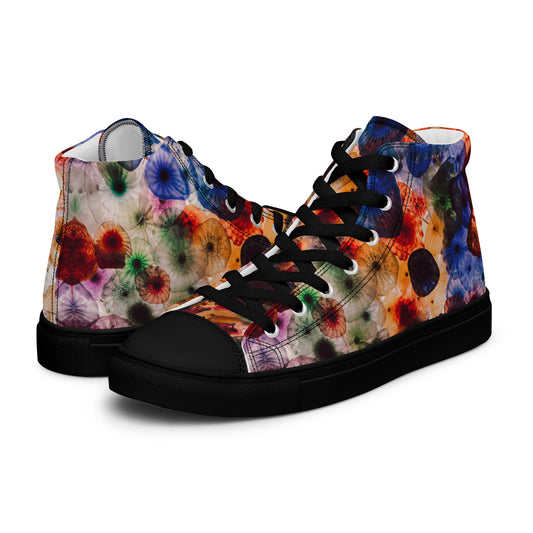 Zapatillas altas Watercolor Jellyfish (mujer)
