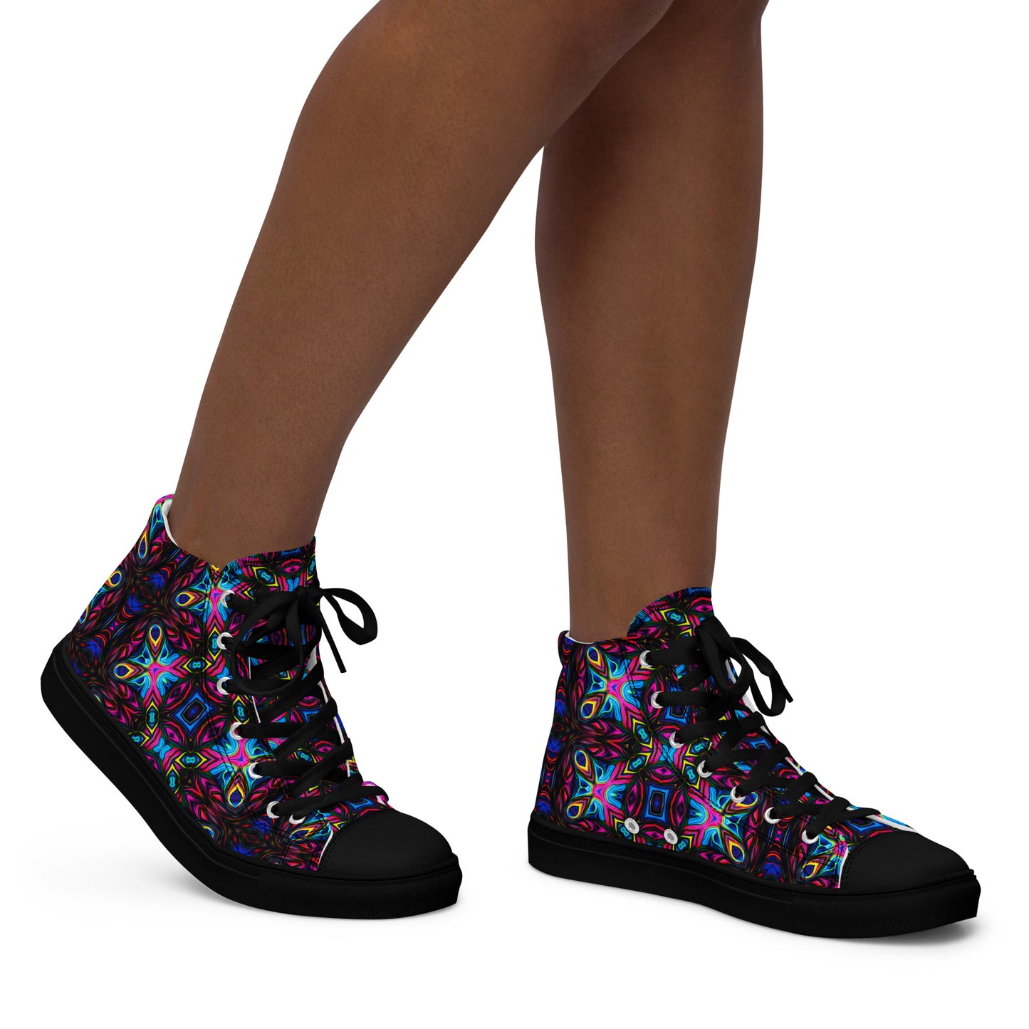 Zapatillas altas Psychedelic Stained Glass (Mujer)