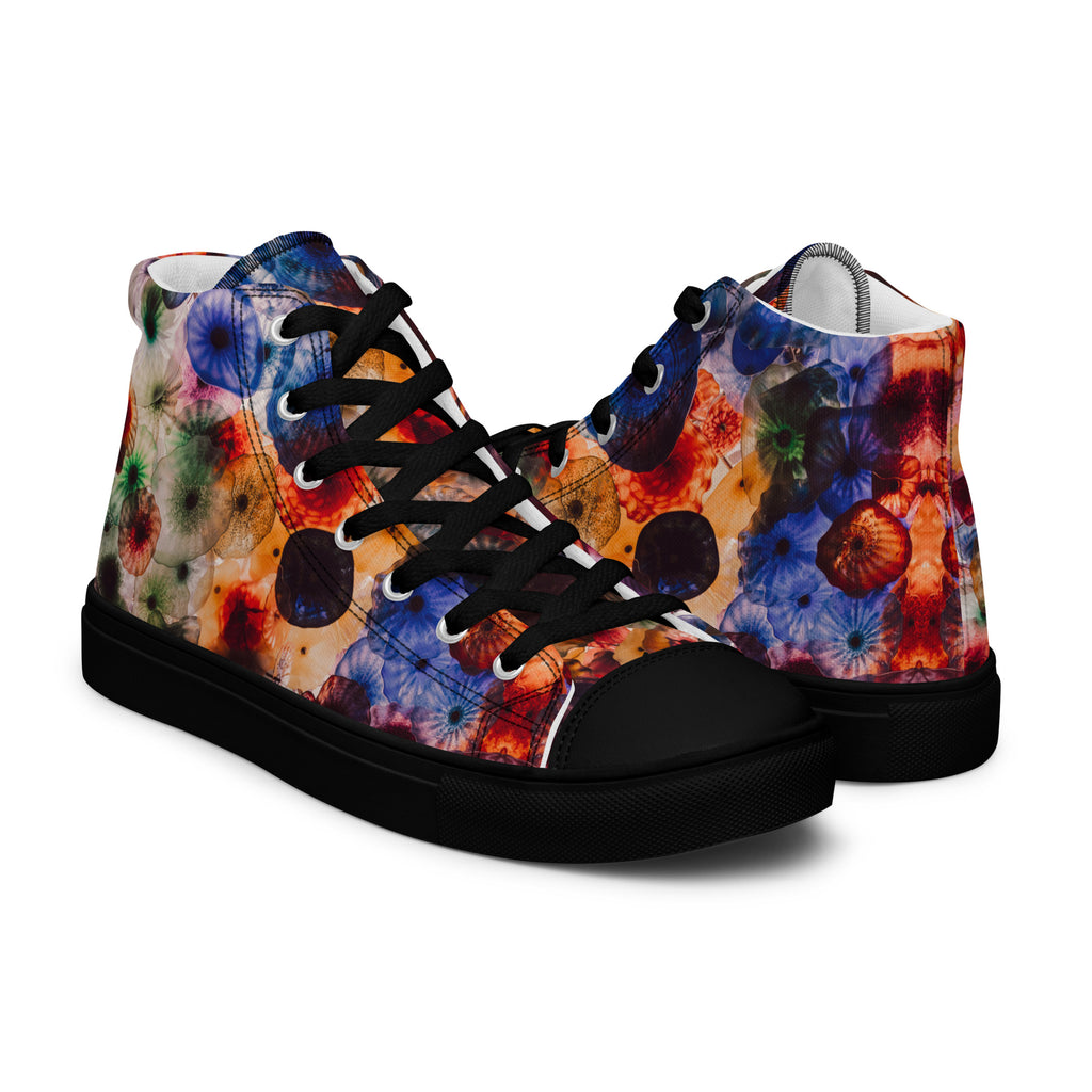 Zapatillas altas Watercolor Jellyfish (mujer)