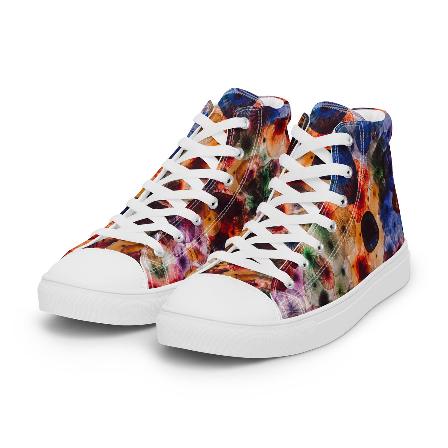 Zapatillas altas Watercolor Jellyfish (mujer)
