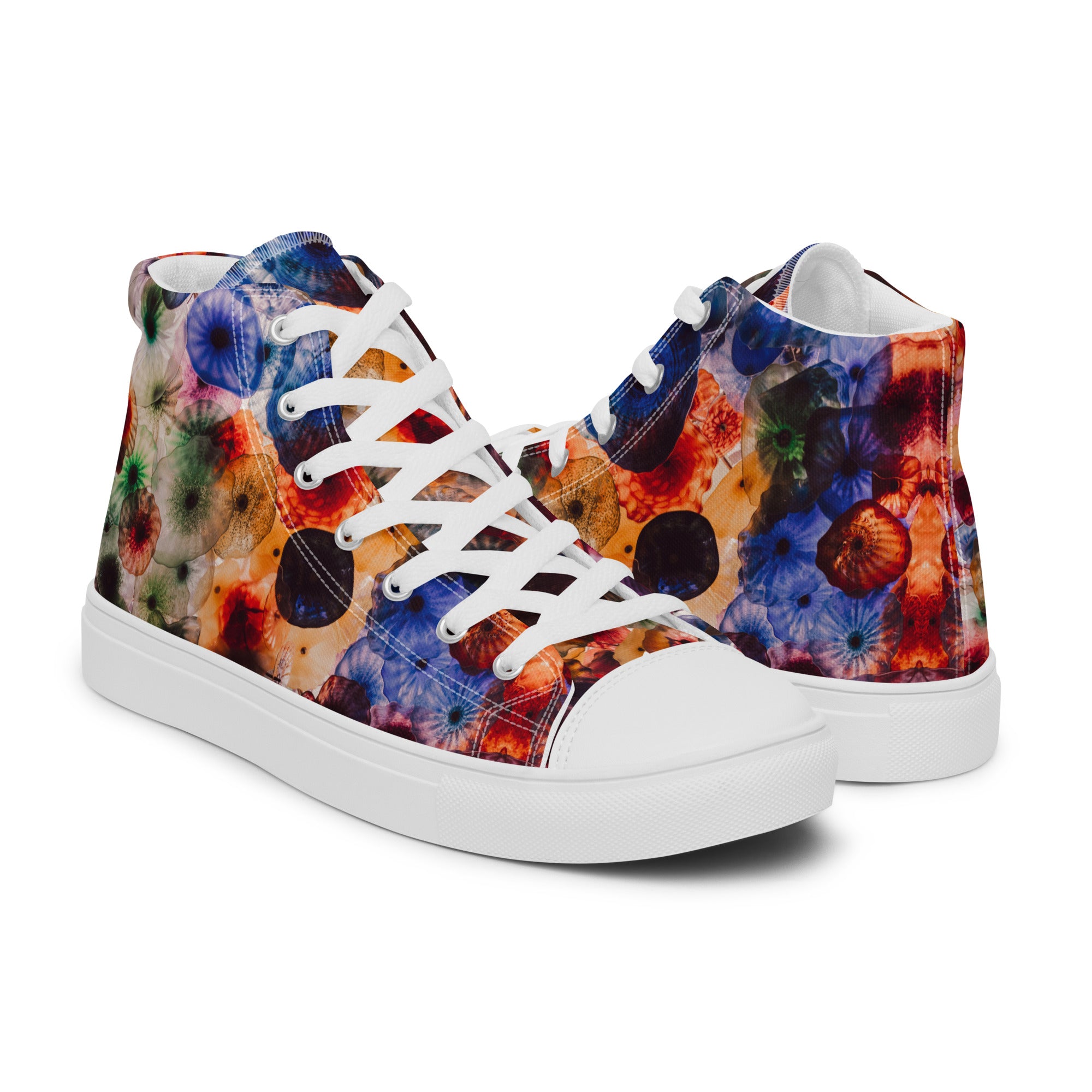 Zapatillas altas Watercolor Jellyfish (mujer)